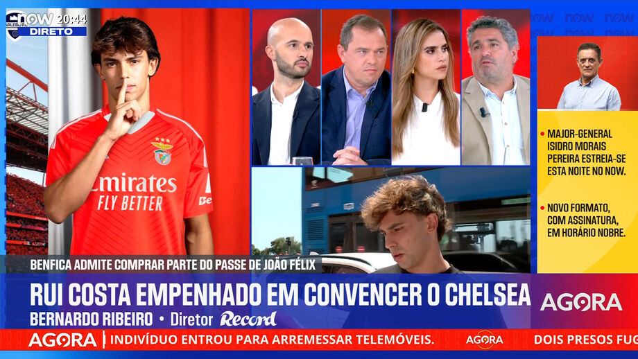 Bernardo Ribeiro, diretor de Record, explica detalhes do negócio do avançado do Chelsea para as águias