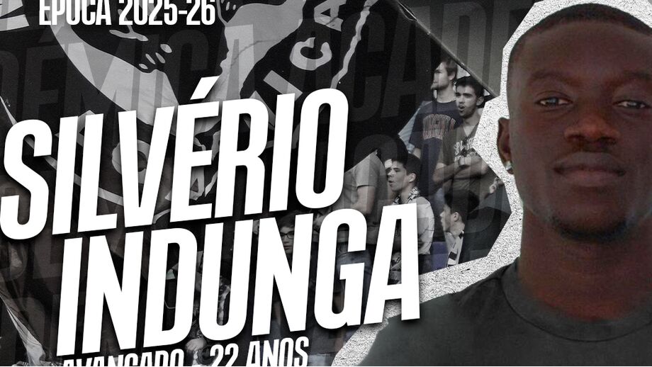 Silvério Indunga, avançado de 22 anos, é o novo reforço da Académica 