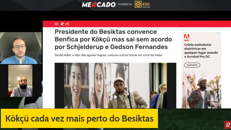 A atualidade do mercado de transferências desta quarta-feira