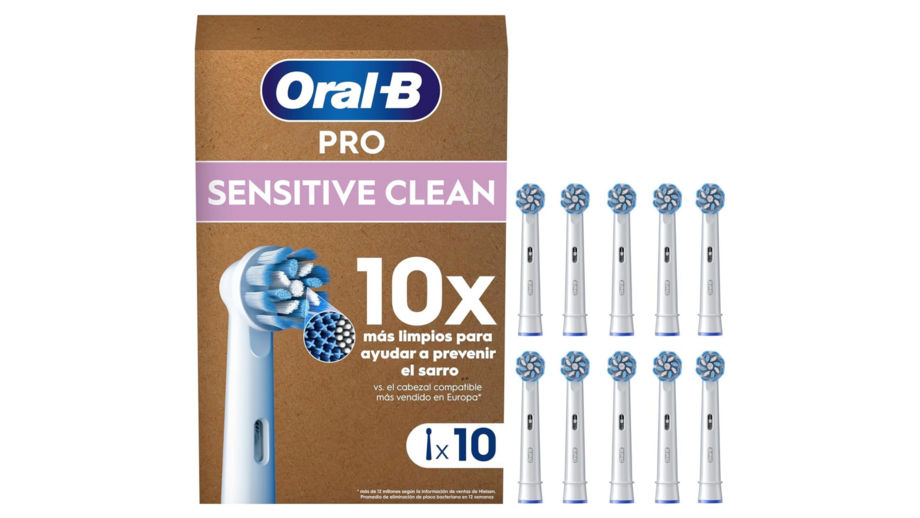 Oral-B Pro Sensitive Clean: 10 cabeças de substituição para ajudar a prevenir o tártaro