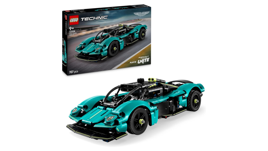 Modelo LEGO Technic Aston Martin Valkyrie, com 707 peças