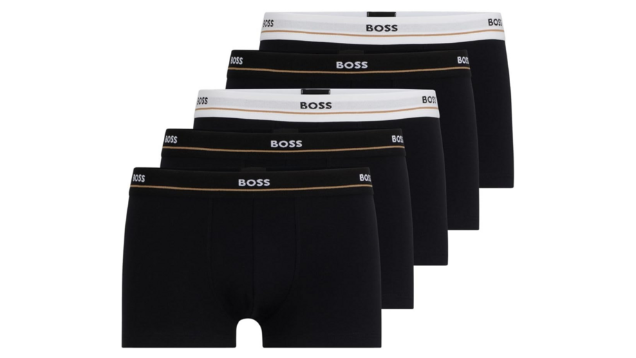 Boxers pretos da marca BOSS para homem