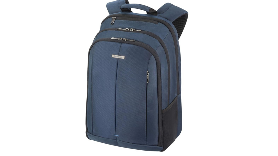 Mochila Samsonite azul, essencial para transportar objetos pessoais com segurança