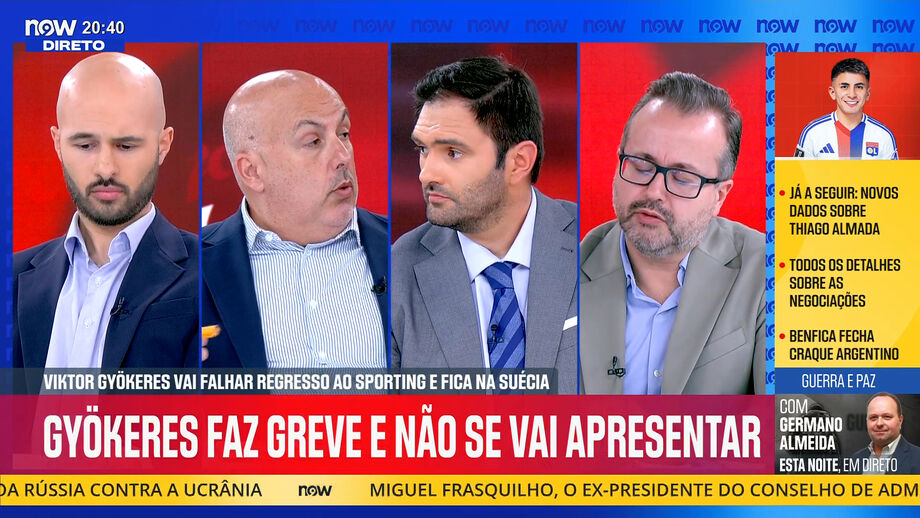 Pedro Sousa, comentador do Now, sobre futuro do avançado sueco