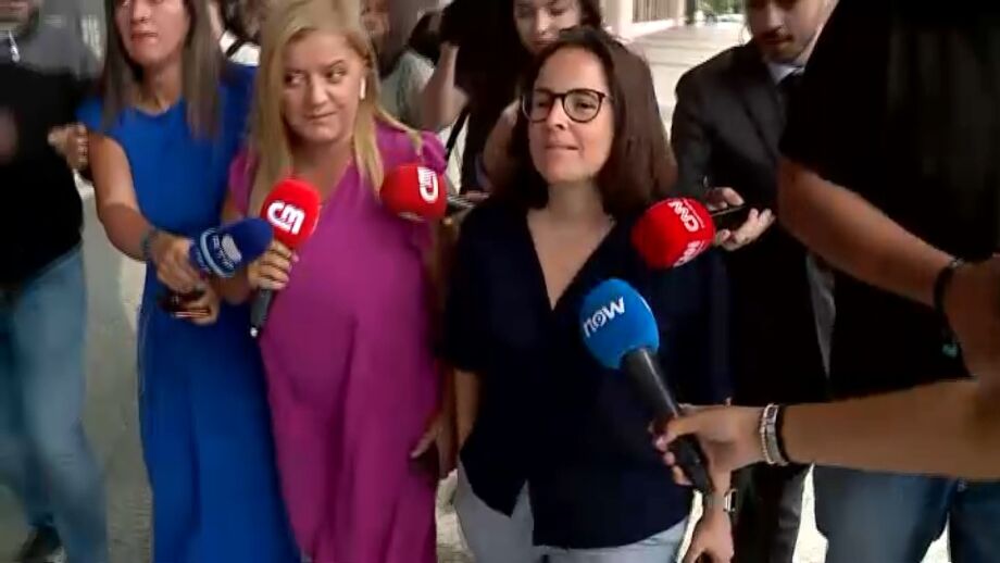 Humorista antes de ser ouvida na quarta sessão do julgamento