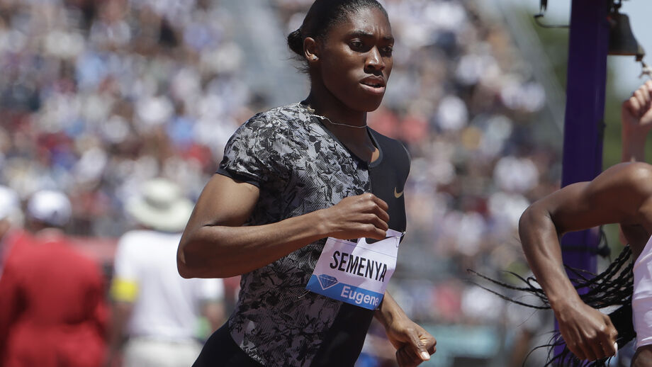 Caster Semenya em ação