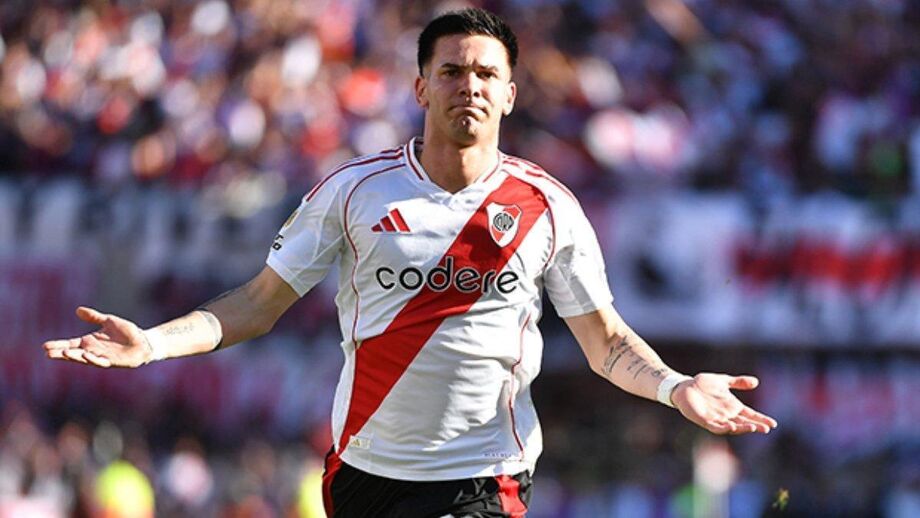 Mastantuono em destaque no River