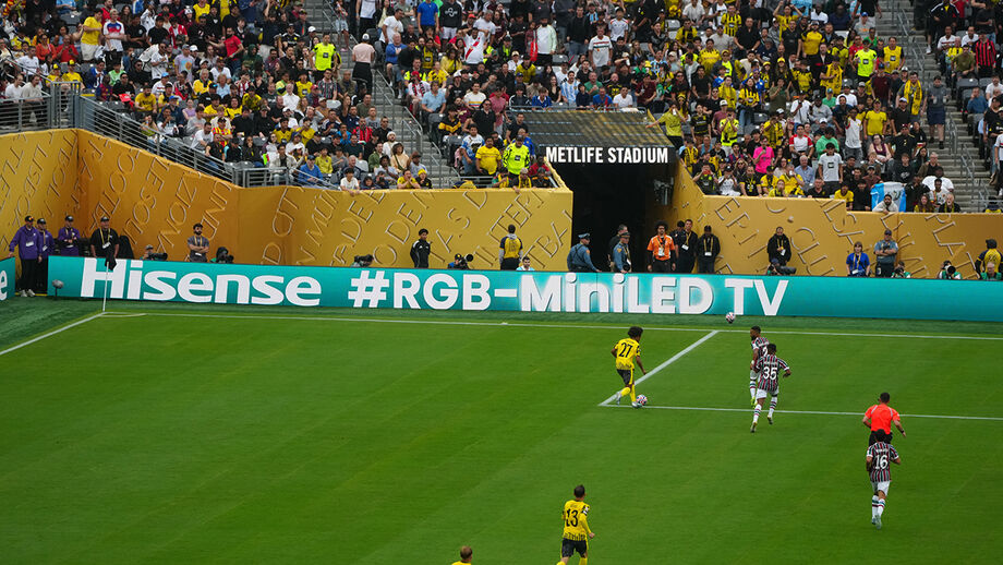 Publicidade foi sendo exibida ao longo do torneio