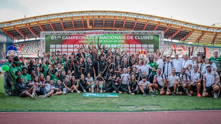 Sporting celebra títulos nos Campeonatos Nacionais de Clubes de Atletismo em Leiria
