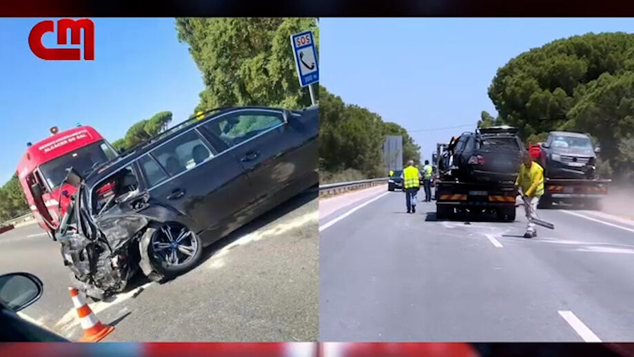 Antigo presidente da República seguia na viatura oficial