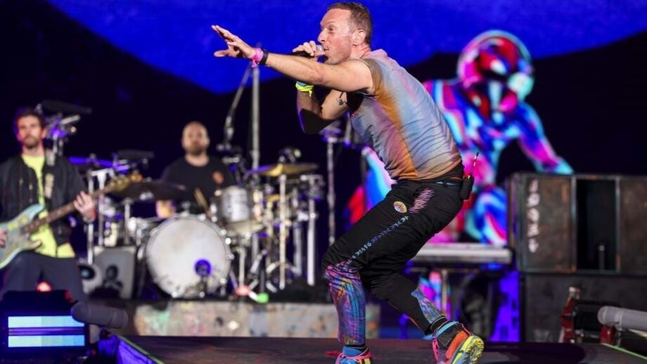 Banda britânica Coldplay em concerto no Estádio Cidade de Coimbra 