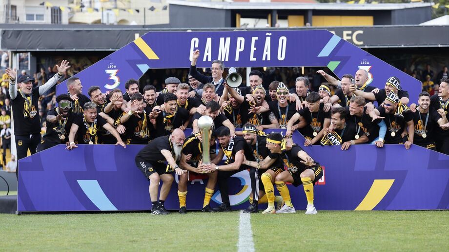 Lourosa venceu a Liga 3 na época passada