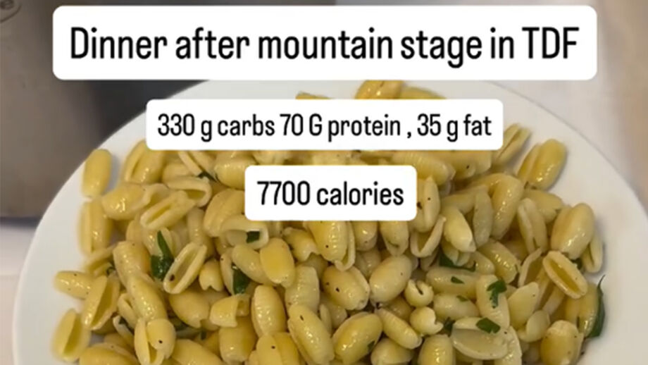 Jonas Abrahamsen partilhou o jantar, num dia em que consumiu 7700 calorias