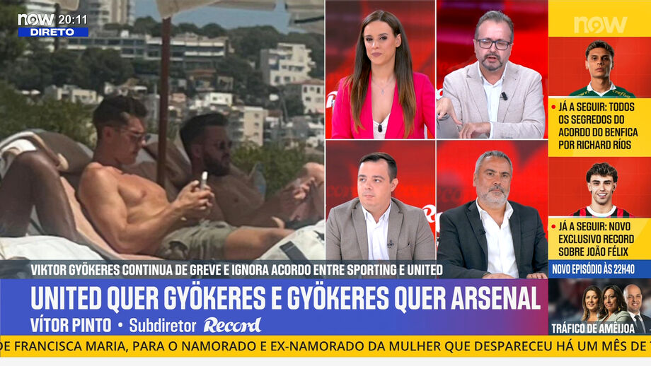 Vítor Pinto faz revelação no Record na Hora