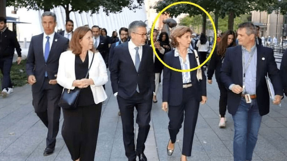 Carlos Moedas e a mulher em Nova Iorque