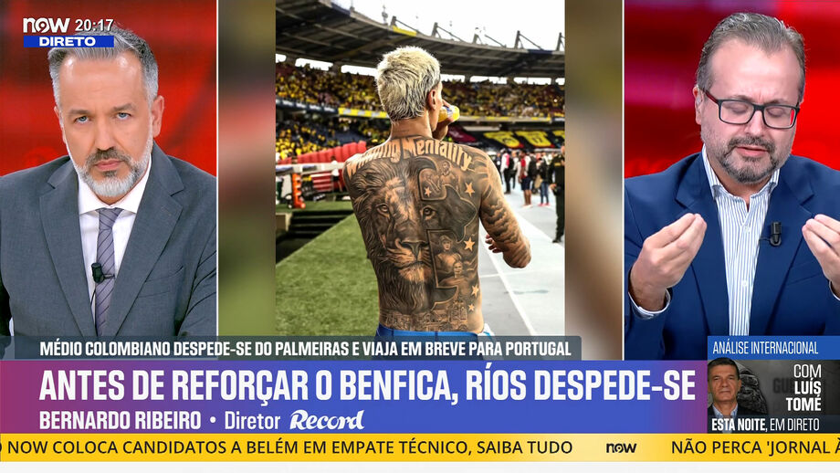 Subdiretor de Record volta a elogiar o médio contratado pelo Benfica