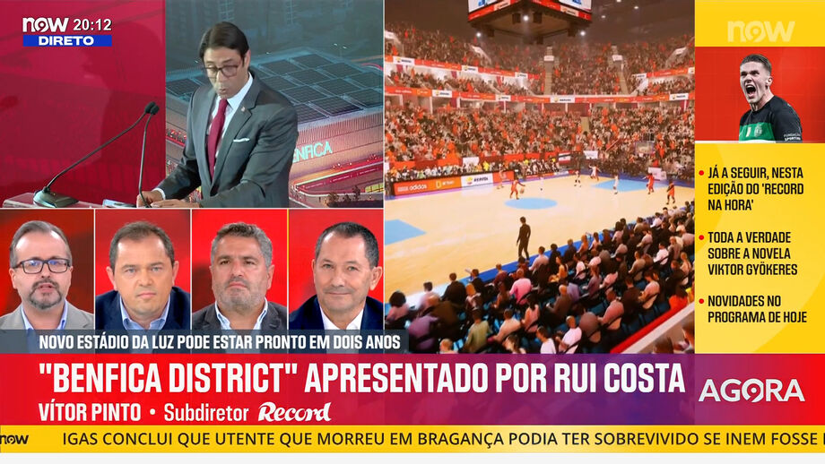 Subdiretor de Record aborda 'Benfica District'