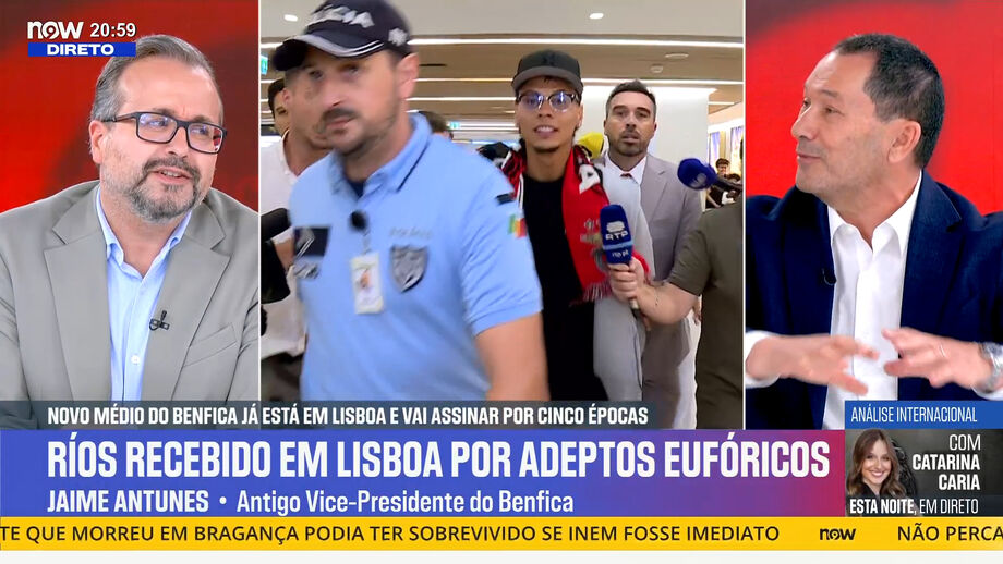 Ex-dirigente do Benfica foi convidado do 'Record na Hora'