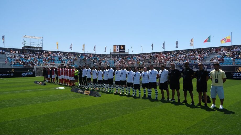 Liga Portugal Legends homenageou Aurélio Pereira antes do jogo Sporting-Sp. Braga na época passada