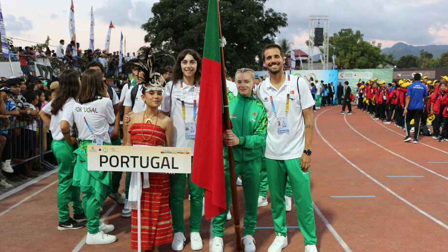 Delegação de Portugal nos Jogos da CPLP em Díli