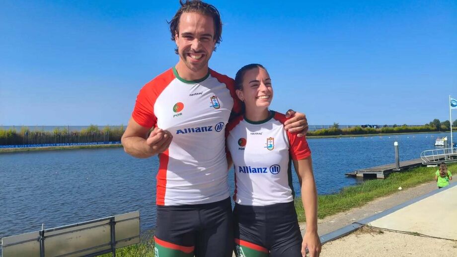 João Duarte e Maria Gomes, vice-campeões mundiais em Montemor-o-Velho