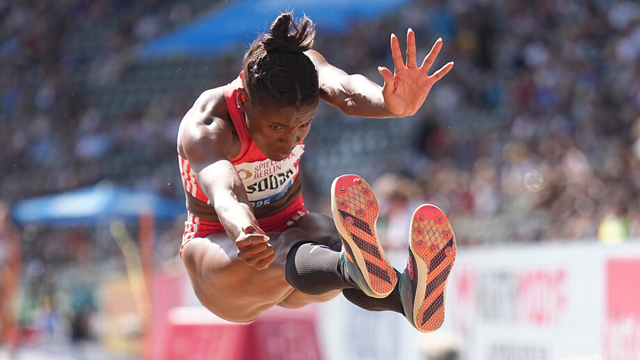 Agate de Sousa garante o 2.º lugar no meeting ISTAF de Berlim, no salto em comprimento