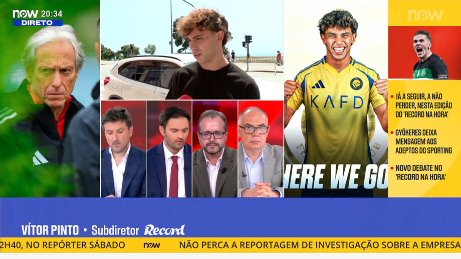Luís Pedro Sousa, chefe de redação de Record, sobre transferência do avançado para o Al Nassr