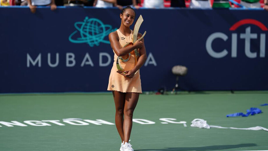Leylah Fernandez conquista em Washington quarto torneio da carreira