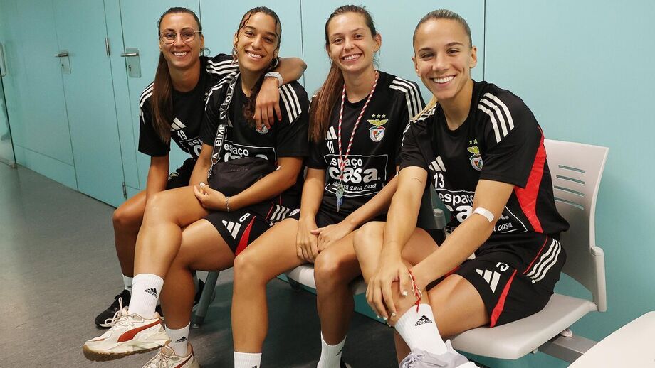 Jogadoras do Benfica já realizaram os testes médicos