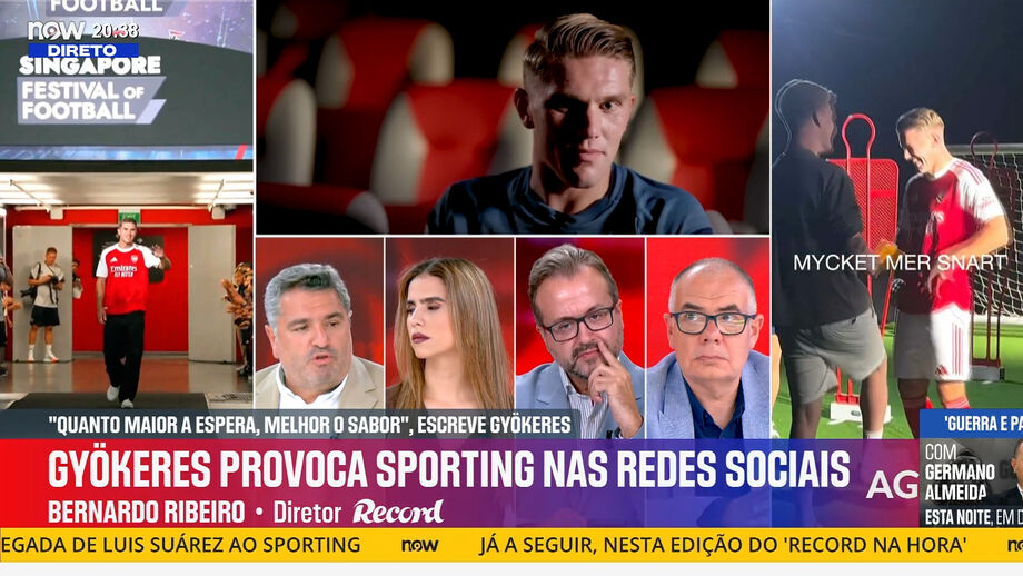 Diretor de Record entende ainda que 'post' do avançado não era crítica ao Sporting
