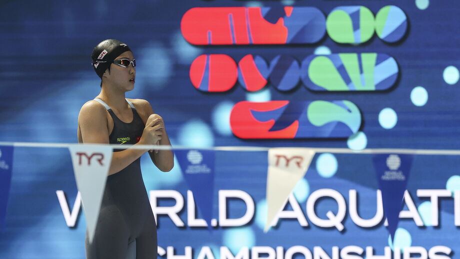 Nadadora chinesa participa nos Mundiais Aquáticos e conquista bronze nos 4x200 livres