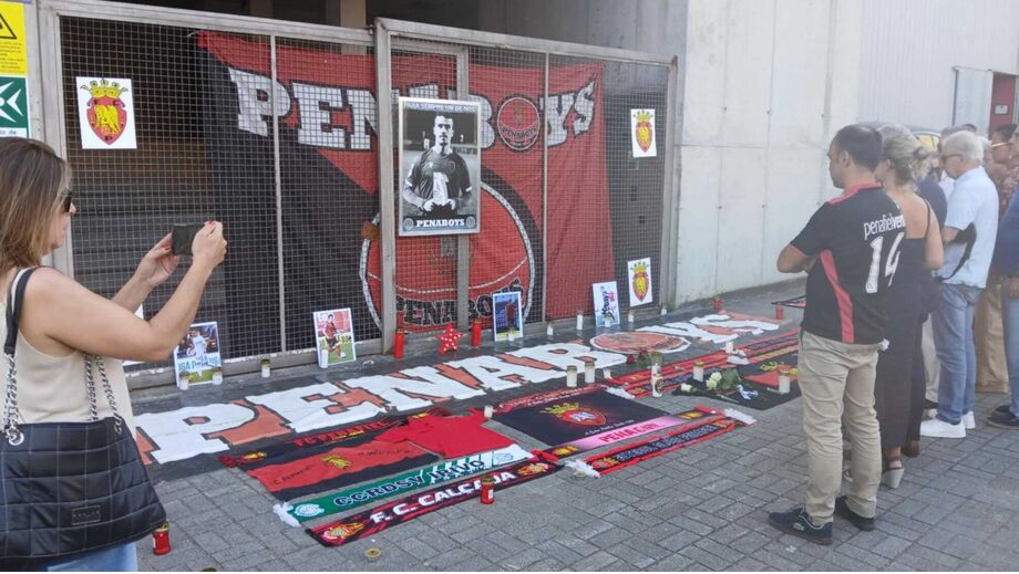 Homenagem em Penafiel a André Silva, irmão de Diogo Jota