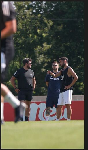 Bruno Fernandes a trabalhar em Portugal com o agente Bruno Correia 