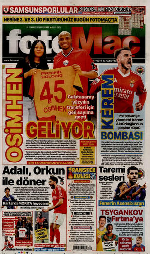 Fenerbahçe quer Kerem Aktürkoğlu; Osimhen perto do Galatasaray
