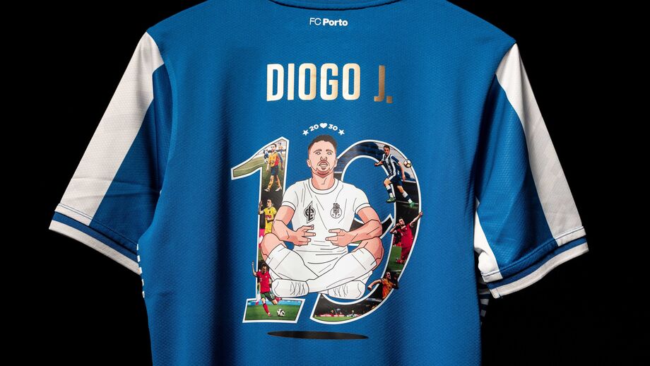 FC Porto homenageia Diogo Jota com camisola especial para a FPF Grande Final FCP Luna Sports