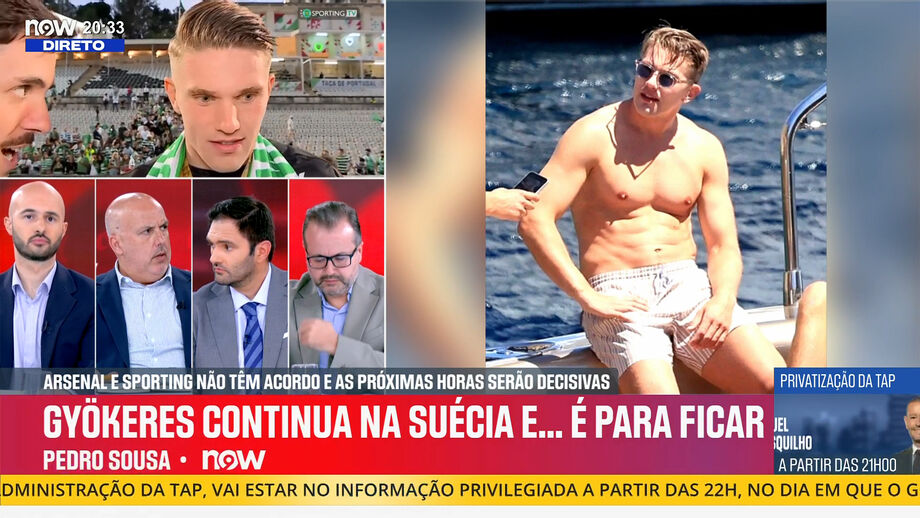 Gyökeres para lá do risco: avançado falha primeira chamada