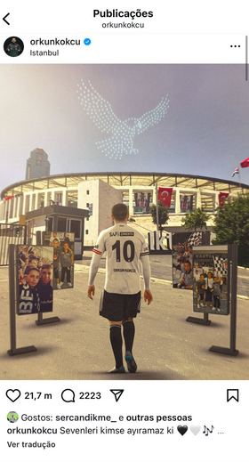 Kökçü transfere-se para o Besiktas após publicação com camisola n.º10.
