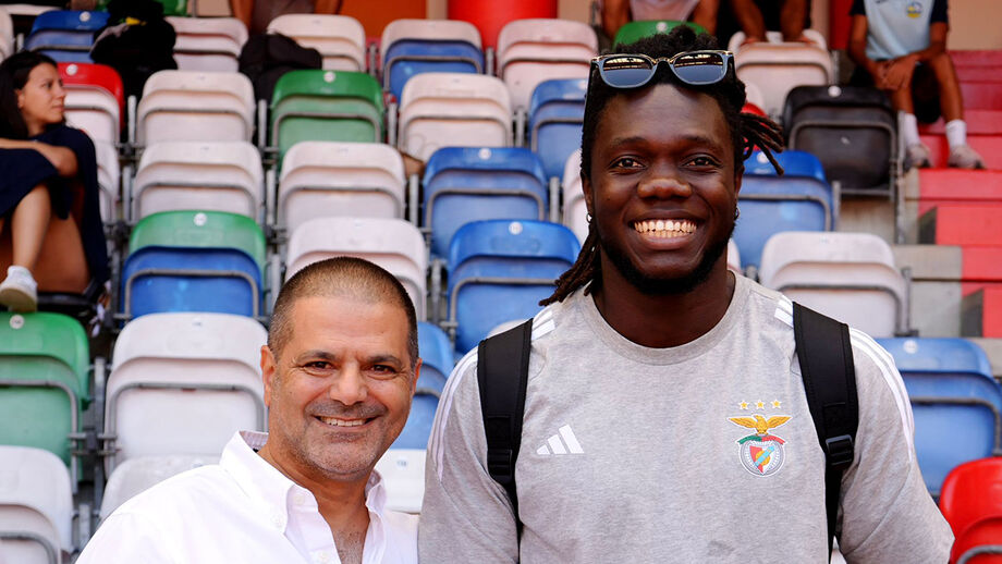 Cristóvão Carvalho com Emanuel Sousa