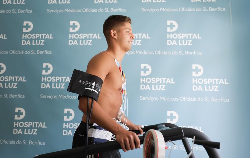 Testes médicos do Benfica no Hospital de Luz