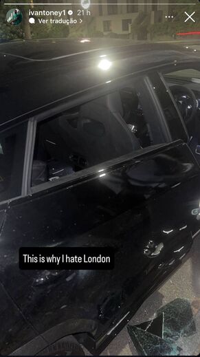 Storie de Ivan Toney no Instagram