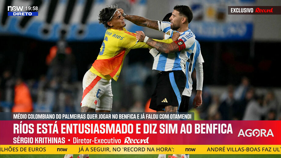 Benfica could extend the deal for Ríos: the Eagles are willing to go beyond €25M