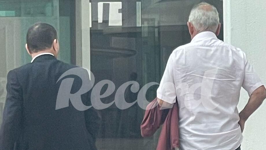 Luís Filipe Vieira e Jaime Antunes em Lisboa