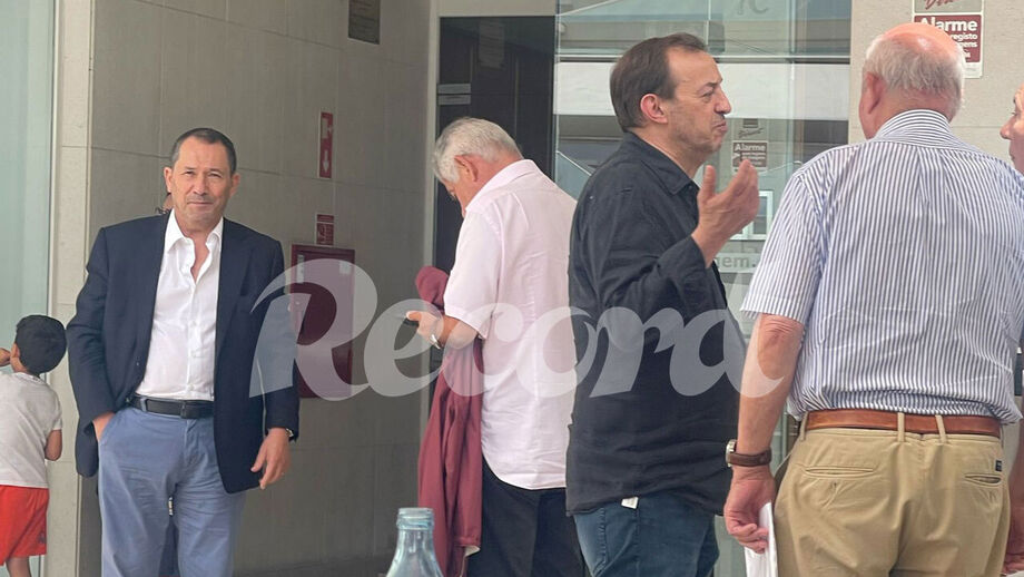 Luís Filipe Vieira e Jaime Antunes em Lisboa