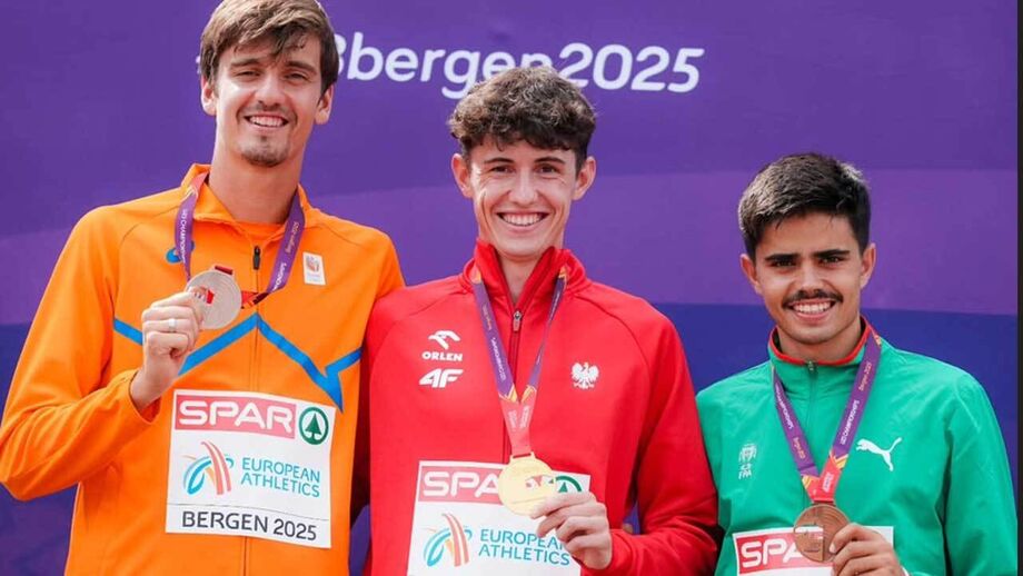 Lourenço Rodrigues conquista bronze nos Europeus sub-23 em Bergen, Noruega