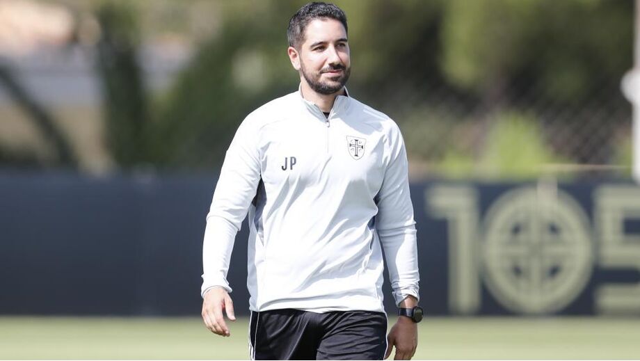 João Pereira no treino do Casa Pia 