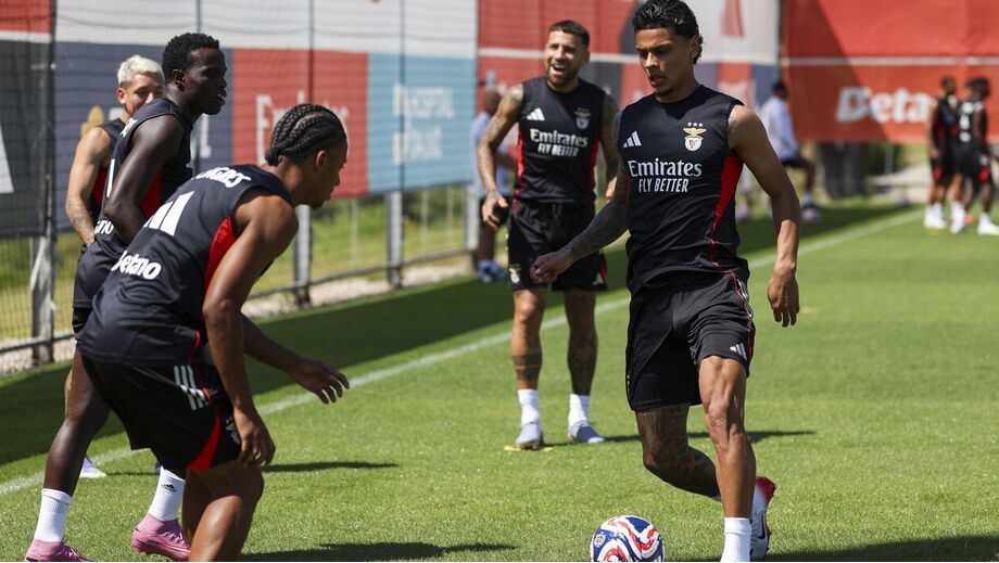 Richard Ríos em ação no Seixal