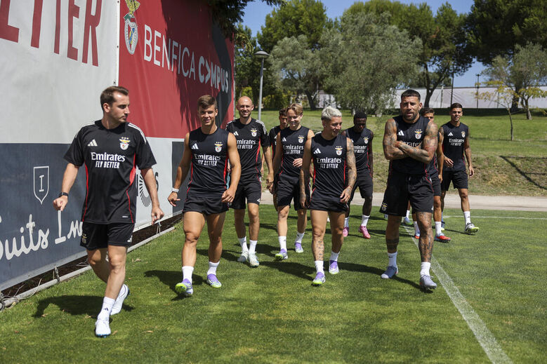 Treino do Benfica no Seixal