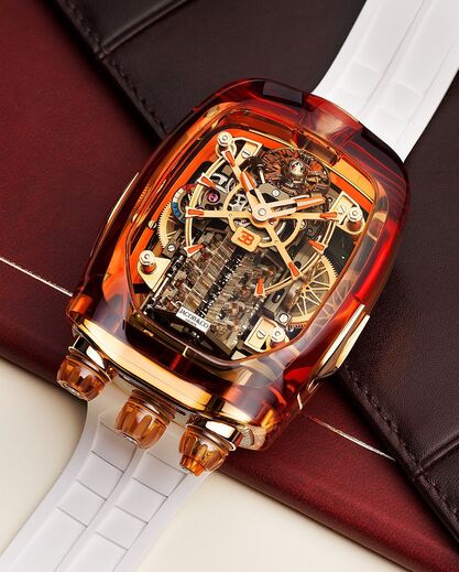 Ronaldo recebe relógio exclusivo Bugatti Chiron Tourbillon da Jacob & Co