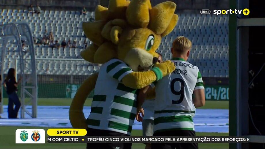 Outra imagem do novo 9 dos verdes e brancos
