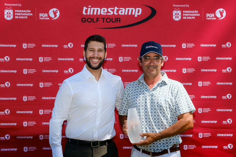 Sérgio Couto, o campeão de seniores, e Rui Morris, da PGA Portugal